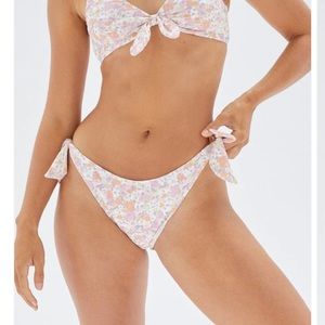 MinkPink Versailles Tie Side Bikini Bottoms